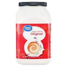 Great Value Coffee Creamer