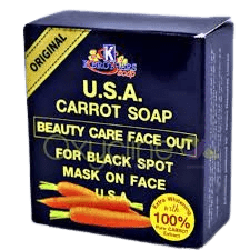 K brother black spot soap