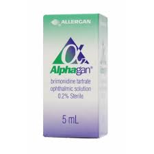 Alphagan eye drops