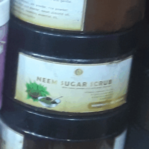 Neem sugar scrub