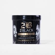 2 black hair cream