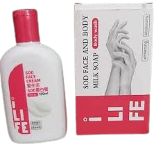 sod face and body milk soap