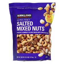 kirkland extra fancy salted mixed nuts