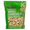 kirkland organic whole cashews unsalted unroasted