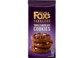 fox's triple chocolate cookies