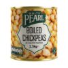 white pearl boiled chickpeas