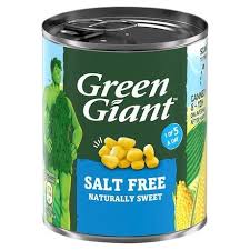 Green Giant Sweetcorn Salt-Free