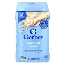 gerber oatmeal cereal