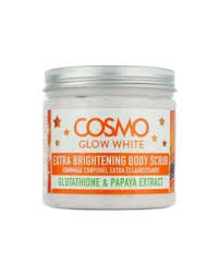 cosmo glow white brightening body scrub