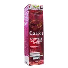 veet gold carrot fairness body lotion
