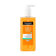 neutrogena clear defend face wash